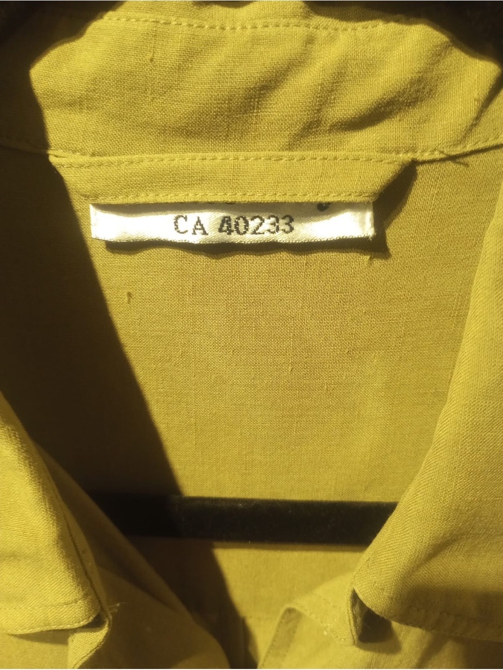 Mulberry Olive-Green Short-Sleeve Midi Shirt Dress - Picture 10 of 10